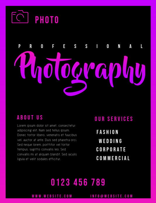 Plantilla De Fotografia Postermywall