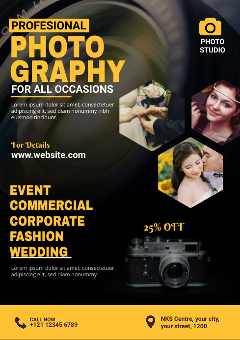 Brosur Fotografi Templat | PosterMyWall