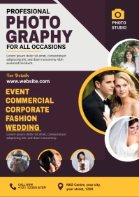 Photography Flyer Design A4 template