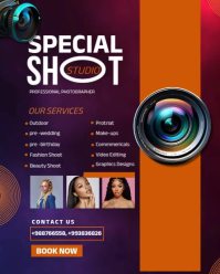 photography flyer photo studio flyer photographer flyer Instagram Portrait template