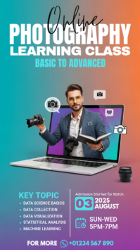 PHOTOGRAPHY LESSONS Instagram Story template