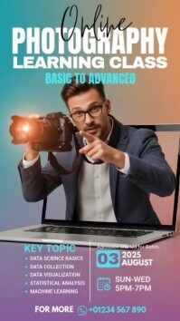 PHOTOGRAPHY LESSONS Instagram Story template