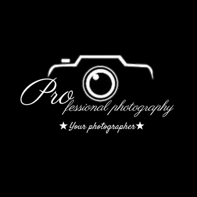 Photography logo, camera logo, modern camera logo Logotyp template