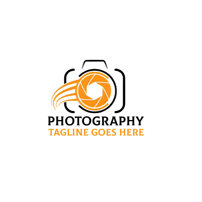 photography logo, camera logo, photo studio Logotyp template
