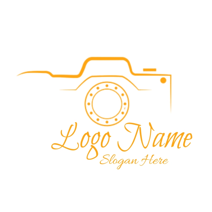photography logo , Camera Logo, Gold Photogra template