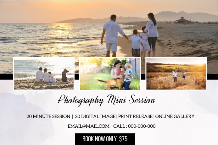 Photography Mini Session Template | PosterMyWall