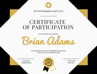 550 Certificate Of Participation Printable Customizable