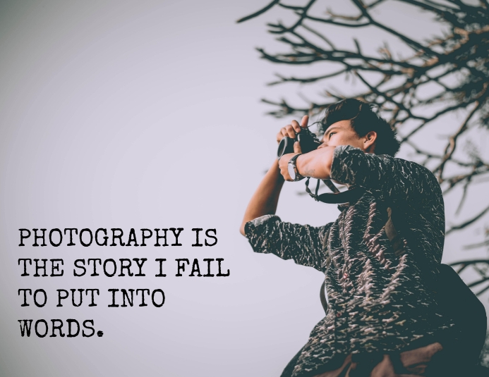Photography quote template design | PosterMyWall