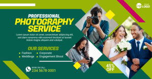 Photography Service Ad Facebook 共享图片 template