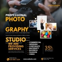 Photography Service Ad โพสต์บน Instagram template