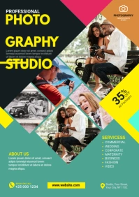 Photography Service Flyer Template A5