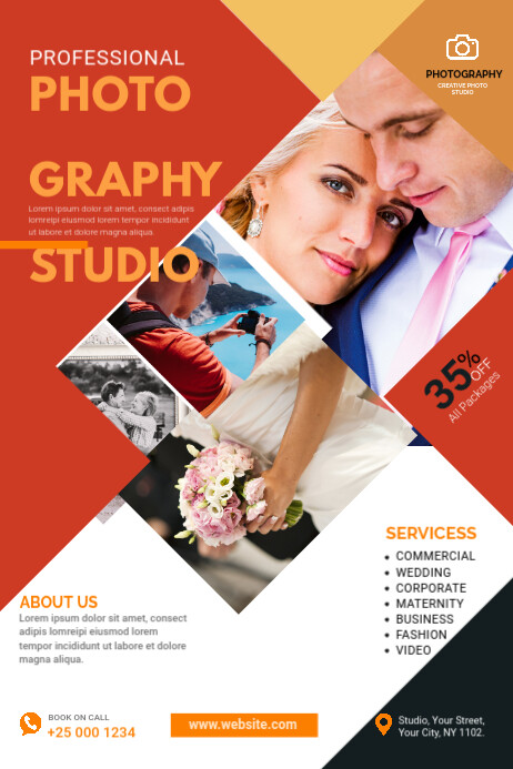 Photography Service Poster Template