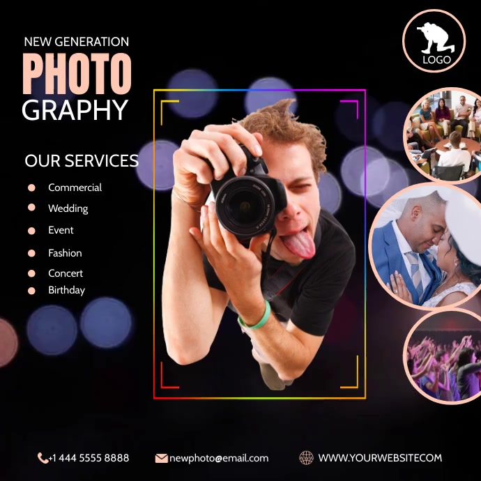 Copy of photography service poster template | PosterMyWall