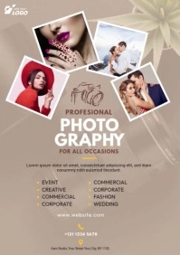 Photography Services Ad A4 template