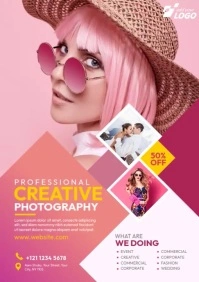 Photography Services Ad A4 template