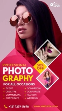 Photography Services Ad Instagram-verhaal template