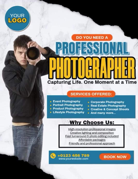 Photography Services Ads Template | PosterMyWall