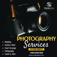 Photography services Instagram Post template