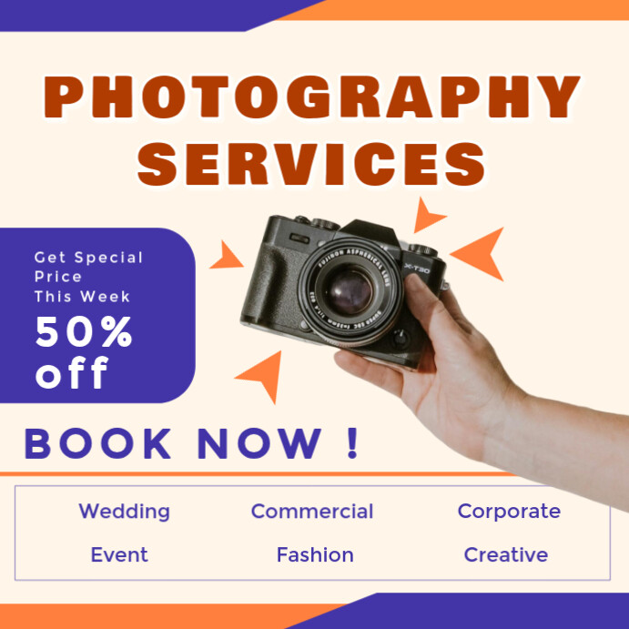 Photography Services Feed Instagram Post Template | PosterMyWall