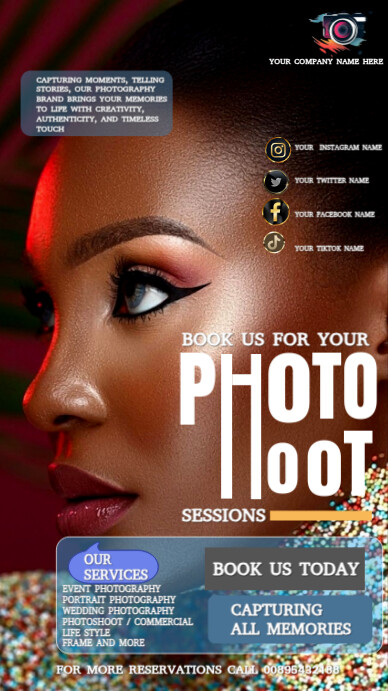 Photography session flyer design Template | PosterMyWall