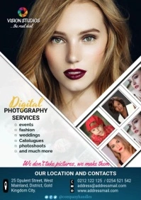 Photography Studio ad A5 template