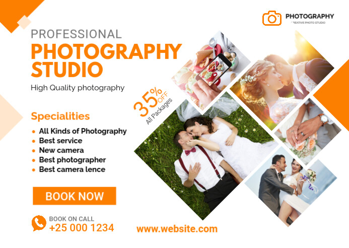 Studio Banner Labels Photography Studio Banner Ad Template | PosterMyWall