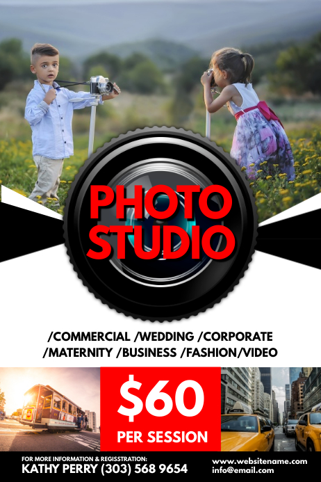 Photography Studio Poster Template | PosterMyWall