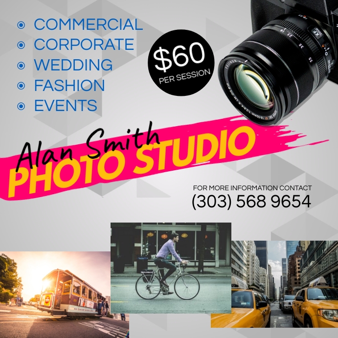 Photography Studio Instagram Post Template | PosterMyWall