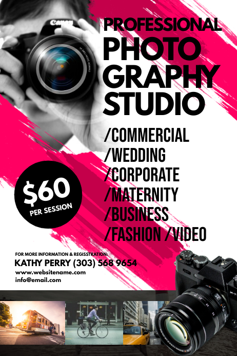 Photography Studio Poster Template | PosterMyWall