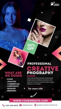 Photography Video Ad Instagram-verhaal template