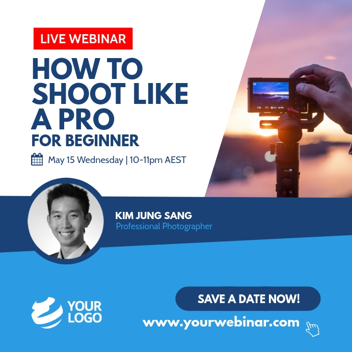 Photography Course Post Photography Webinar Course Instagram Post Template | PosterMyWall