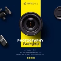 photography workshop Instagram-opslag template