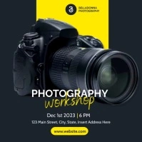photography workshop instagram post banner ne template
