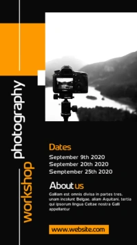 photography workshop instagram story and what template