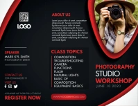Photography Workshop with Experts Trifold Bro Pamflet (VSA Brief) template