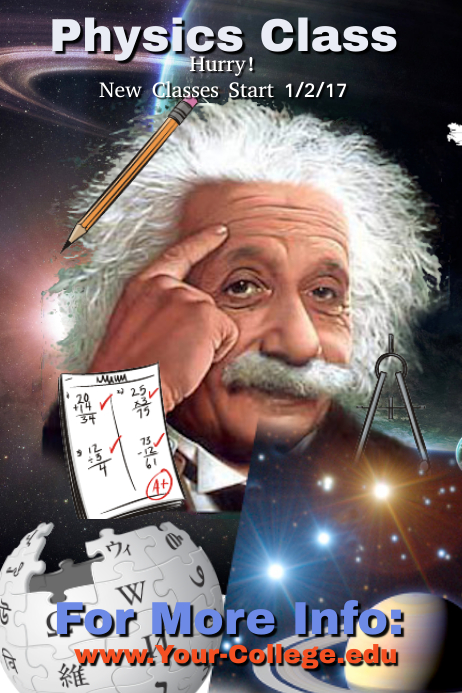 Physics Posts Physics Template | PosterMyWall