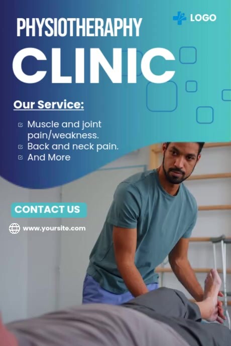 Physiotherapy Clinic Advertisement Template PosterMyWall Physiotherapy Clinic Advertisement Template PosterMyWall