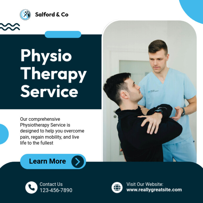 Physiotherapy Service Instagram Post Template