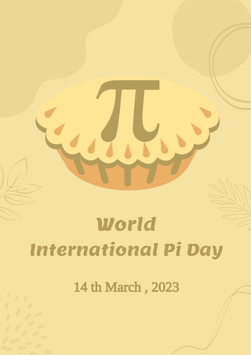 Pi Day Template | PosterMyWall