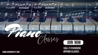piano classes vedio YouTube Thumbnail template