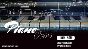 Negro Piano Classes YouTube Thumbnail Template