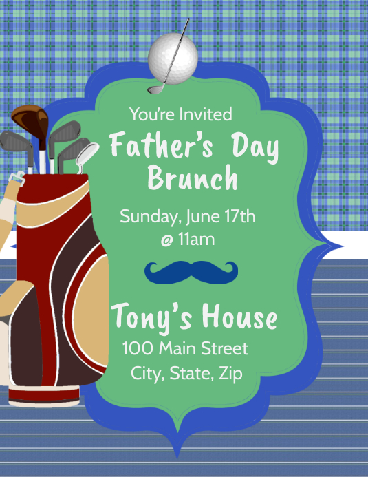 Father S Day Brunch Template PosterMyWall