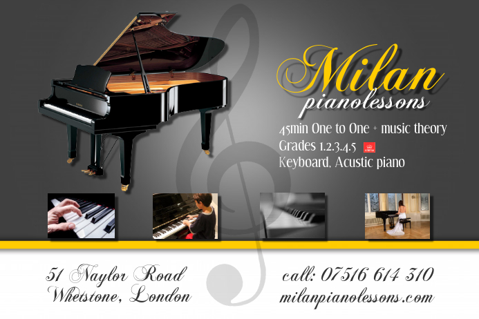 Piano Lessons Poster Template PosterMyWall