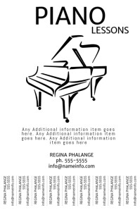 470 Piano Lessons Customizable Design Templates Postermywall