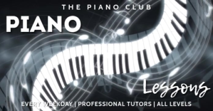 Piano Lessons Video Ad Template Imagen Compartida en Facebook