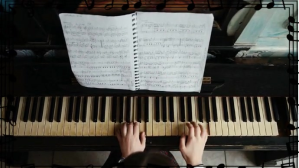 Black Piano music playing YouTube Thumbnail Template