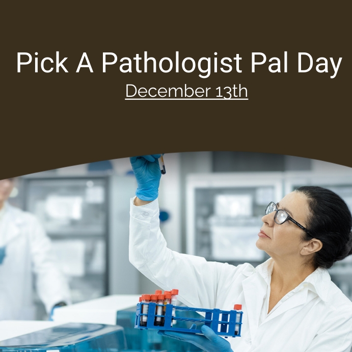 pick a pathologist pal day Template | PosterMyWall