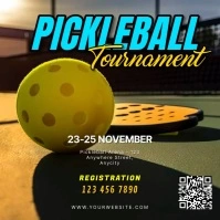 Pickelball Poster Instagram Wpis na Instagrama template
