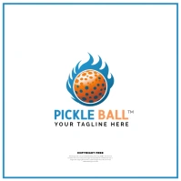 pickle ball โลโก้ template