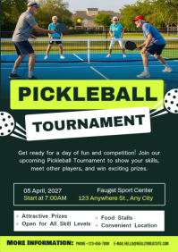 Groen Pickleball Tournament A4 Template